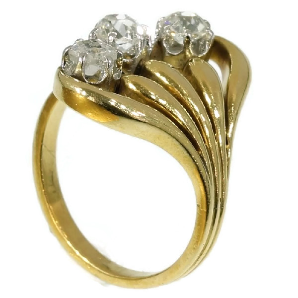 Typical Art Nouveau diamond engagement ring (image 6 of 15)